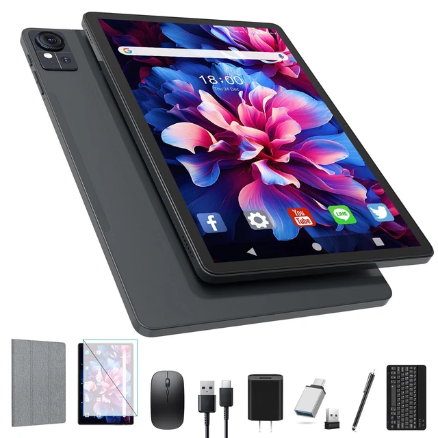 2025 RELEASE 11 inch Tablet, Android 15 Tablets with Keyboard, 16(8+8 ...