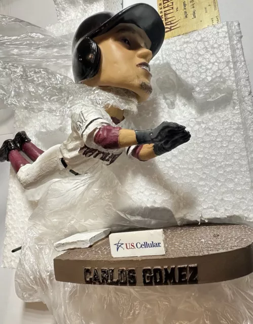 Carlos Gomez Sliding Wisconsin Timber Rattlers SGA Bobblehead NIB
