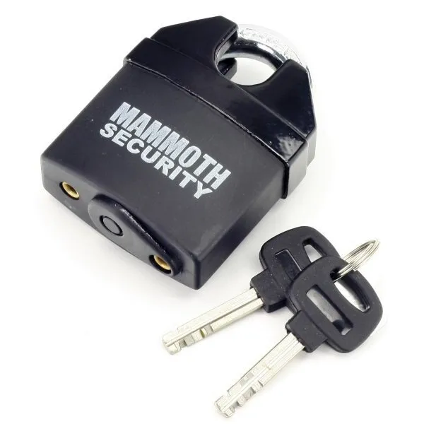 Mammoth Closed Shackle Padlock Motorcycle Security Lock