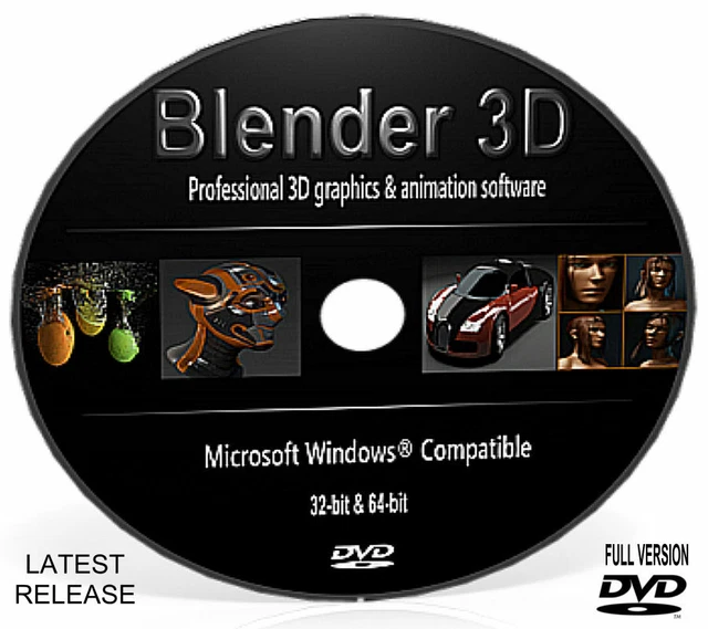 BLENDER 3D 2020 Pro Graphics Game Film Animation Studio Software DVD