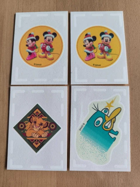 DISNEY REWE ZAUBERHAFTE Weihnachten 4 Tattoosticker Bilder EUR 1,00