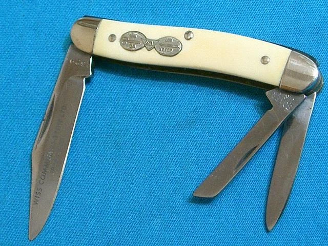 Vintage1973 Boker Wiss Usa 8313 Whittler Knife Tree Brand Pocket Knives Scissors