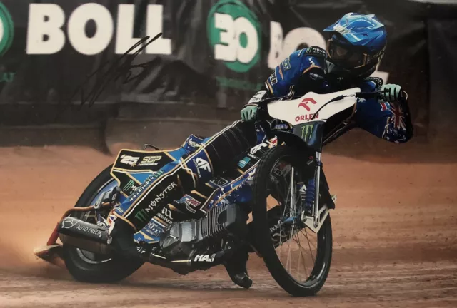 Jack Holder Signed 12x8 Photo Speedway Autograph