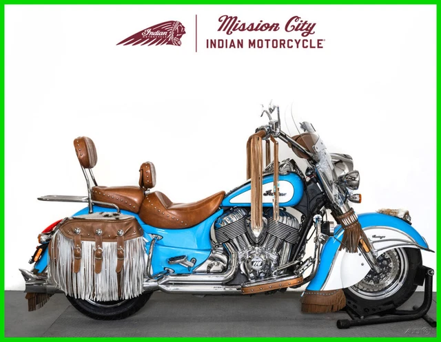 2018 Indian Chief Vintage ABS Sky Blue Over Pearl White