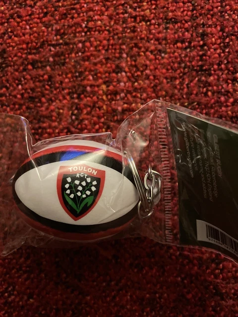 Porte-clés Gilbert Ballon De Rugby - Montpellier MHR Top 14 - Fabriqué En France