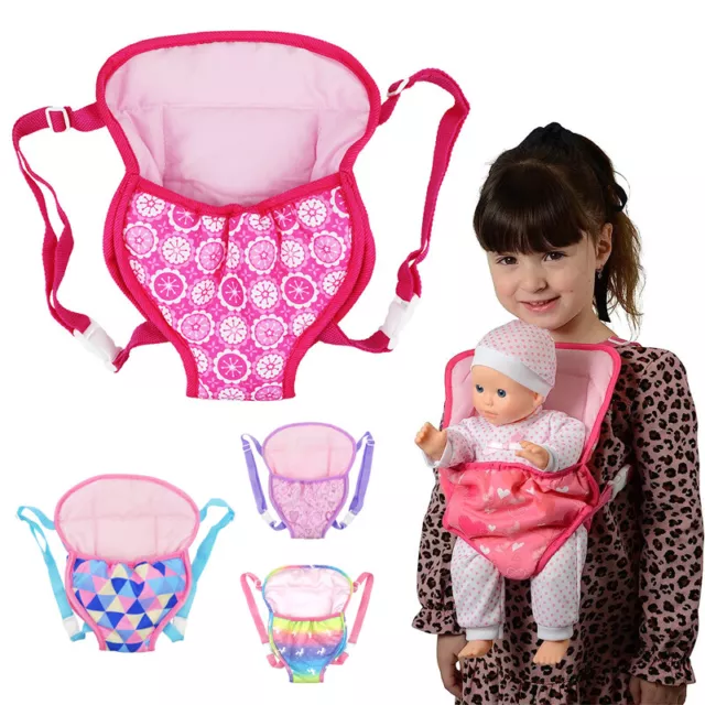 Baby Carrier Dolls Backpack Seeping Bags Childrens Toys Doll Front and Back