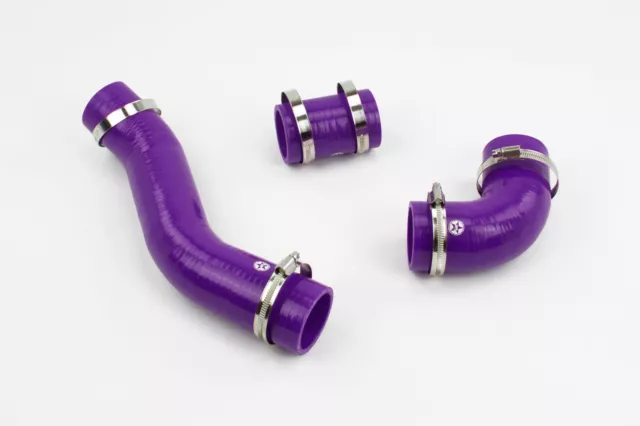 Silicone Intercooler Hoses fit Land Rover Defender 300TDI Turbo Stoney Purple