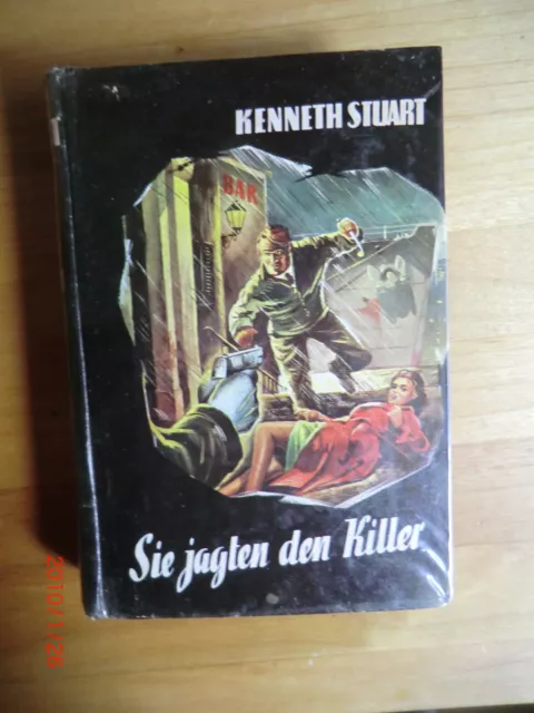 , Kenneth Stuart Sie jagten den Killer  Leihbuch Bewin Verlag 1970