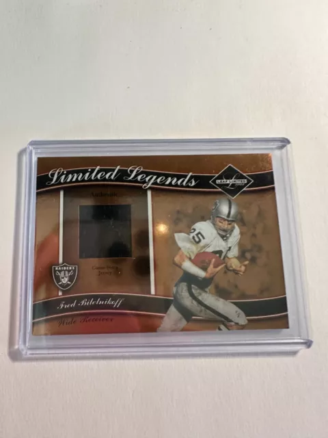 K83,751 - 2004 Leaf Limited Legends Jerseys #LL8 Fred Biletnikoff #/50