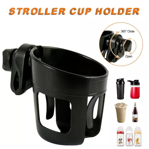 Universal Drink Holder Baby Stroller Milk Cup For Bike Pram-Buggy 360° Pushchair