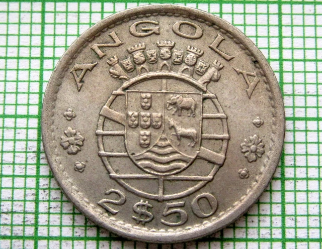 Angola Portuguese Colonial 1974 2-1/2 Escudos
