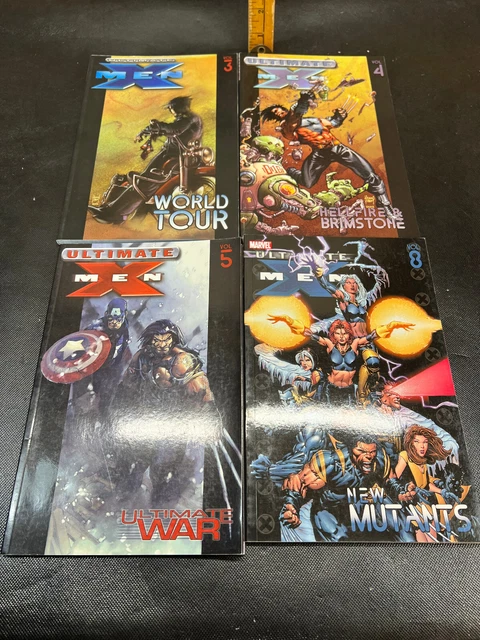 Ultimate X-Men TPB Lot Vol 3, 4, 5 & 8 MARVEL COMICS