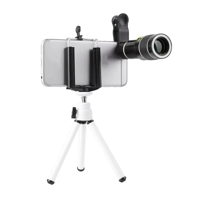 Objectif 2 En 1 Pour Téléphone Portable - Grand Angle 0,45x Et Macro 12,5x, Compatible IPhone, Samsung, Google Pixel, Avec Clip Et Étui - 3