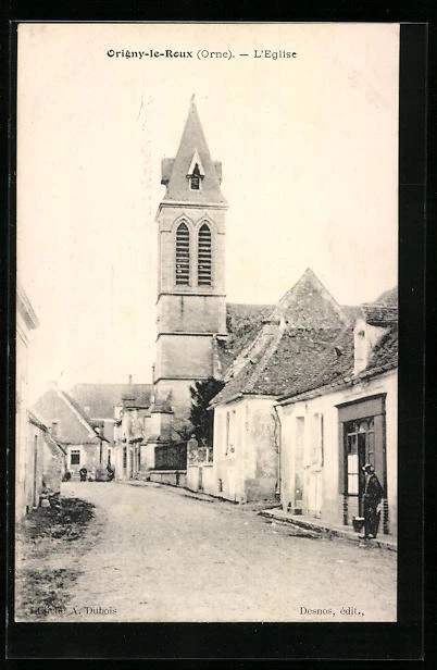 CPA Origny-le-Roux, L´Eglise