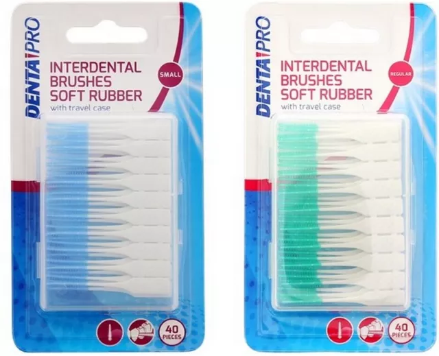 40x Brosse Cure Dents Brossette Interdentaire Dentaire Nettoyage