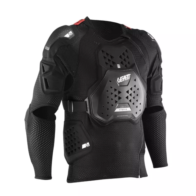 Leatt 2024 Body Protector 3DF Airfit Hybrid Black Motocross MX Off Road Quad