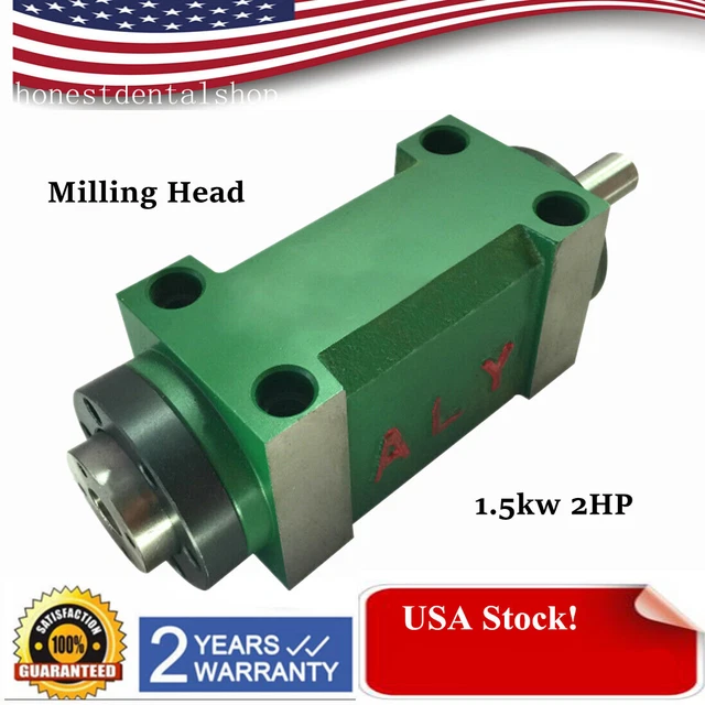 45 Steel Spindle Unit Power Milling Head for CNC Drilling Machine 2HP 1.5KW