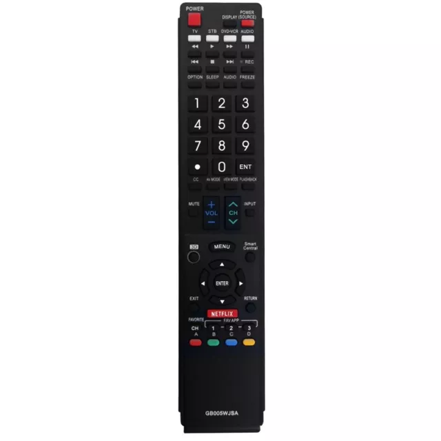 Remplacer la TéLéCommande GB005WJSA pour    GB004WJSA GA935WJSA GA890W8184