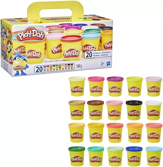 Play-Doh – 4 Pots de Pate A Modeler - Multicouleur - 112 g chacun x 4 (448g)