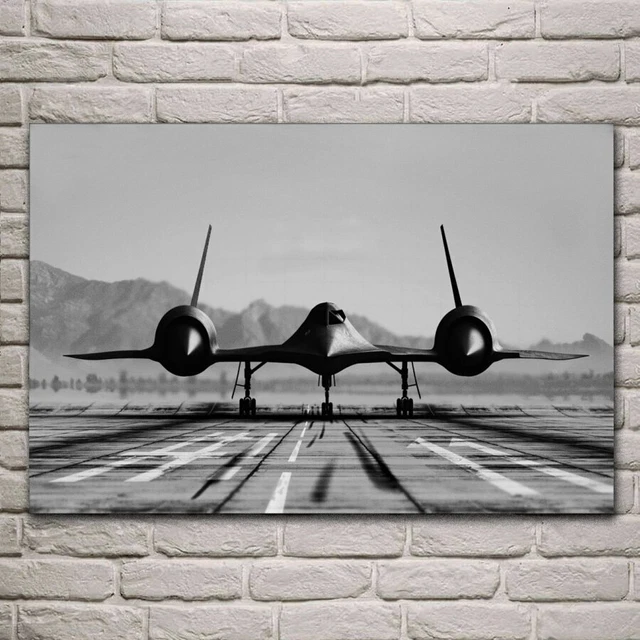 Tableau Sur Toile Aviation – Avion De Guerre Et De Chasse – 50x70 Cm