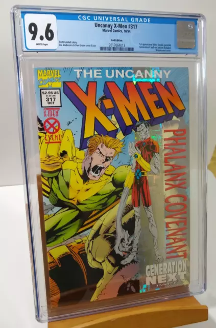 Uncanny X-Men #317 FOIL CGC Graded 9.6 WHITE Pages 1st Appearance of Blink! Key