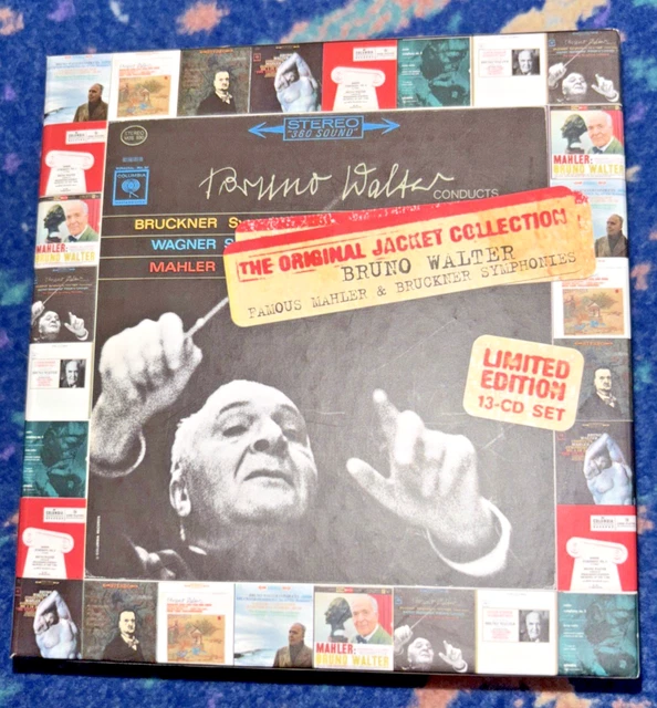 BRUNO WALTER MAHLER & Bruckner 13CD Original Jackets Sony Box Set 