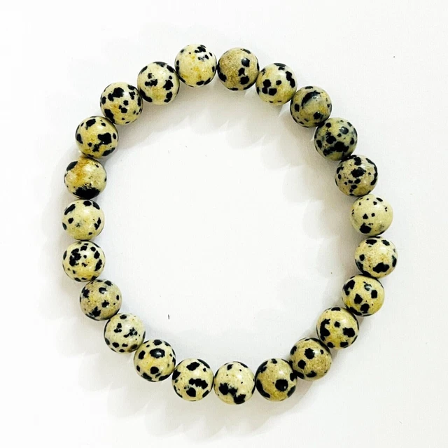 Bracelet de perles en jaspe naturel 8.5, taille libre, qualité AAA avec...