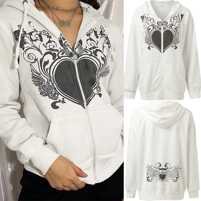 Comodo Donna Top Donna Felpe con Cappuccio Ogni Giorno Ragazze Grafico Cuore