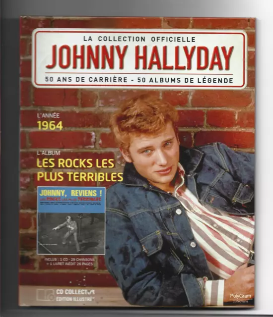 Cd Johnny Hallyday La Collection Officielle 1964 Les Rocks Les Plus Terribles Tb