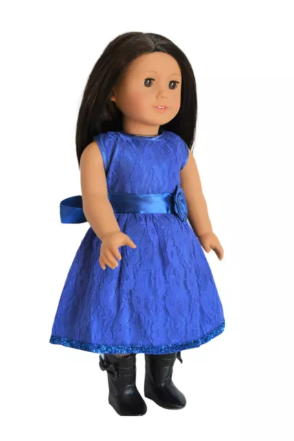 Doll Clothes Dress Party Princess fit 18 American Girl Dolls Maplelea