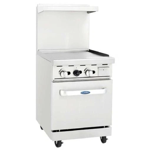 Atosa USA CookRite New ATO-24G,  24” flat griddle with oven on bottom