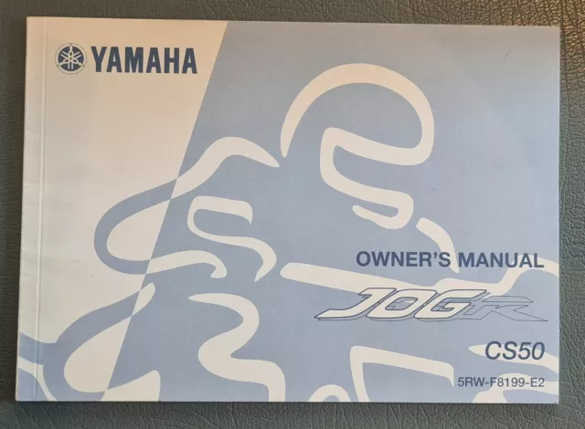 Yamaha Jog R CS50 owners manual 2003 edition 5RW-F8199-E2