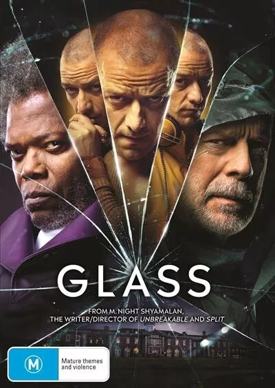 Glass Dvd, New & Sealed, 2019 Release, Free Post.