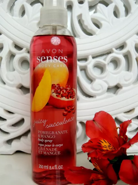 Avon Senses Naturals Pomegranate & Mango Fragrance Mist Spray Spritz 250