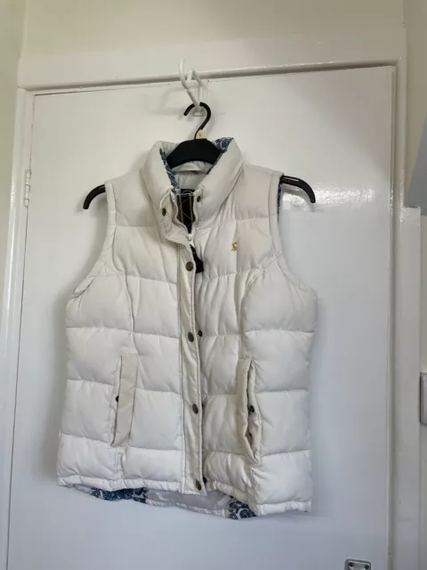 Joules Original Cream Padded Gillet Size 14