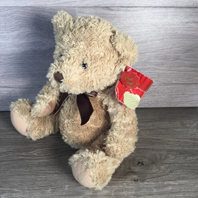 SHERWOOD BEAR SOFT Toy with Brown Ribbon - Keel Toys 25cm £7.55 ...
