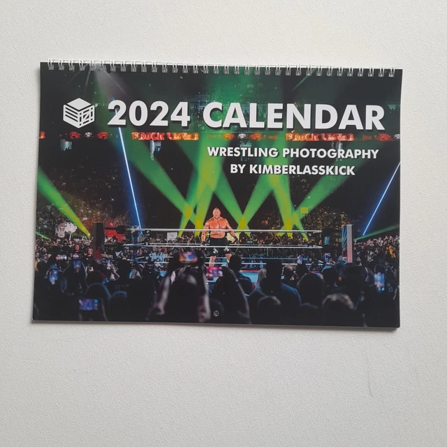 WRESTLE CRATE UK 2024 Wrestling Calendar WWE AEW TNA New £8.99