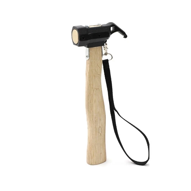 Outdoor Barracks Wooden Stem Bronze Hammer Extension Hammer Tiger Shark Hammer Y3G1