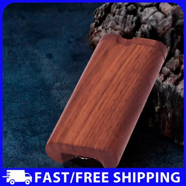 105mm Wooden Dugout Set Smokers Box with 78mm Metal One Hitter Smoking Crafts