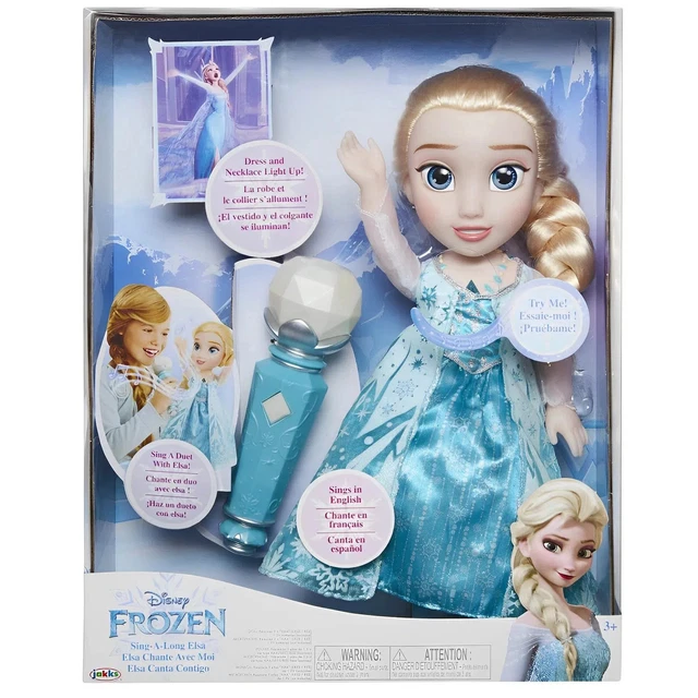 DISNEY [FROZEN] Sing-A-Long Elsa Doll With Microphone Jakks