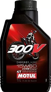 Huile MOTUL 300V 15W60 moto cross enduro quad Factory Line Off Road 1 litre