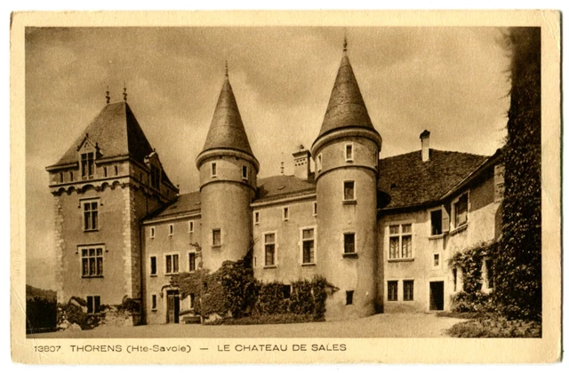 CPA 74 Haute-Savoie Thorens Le Château de Sales