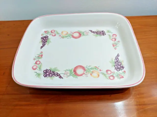 Boots Co PLC  Orchard Pattern Baking Dish 10.5" x 8.75"