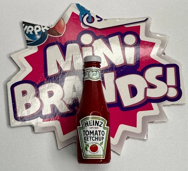 * ZURU MINI Brands Collectible Toy* UK Heinz Tomato Ketchup Bottle £3.