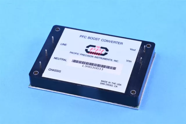 PPI 115Vac 47- 800Hz Input 75W  6.25A Single Output Airborne PFC Power Module
