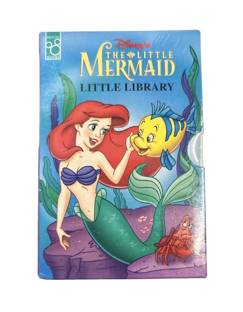 Mermaid Lib DISNEY THE LITTLE Mermaid Little Library Books by Mouse Works 1997 £14. ...