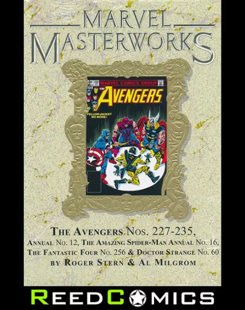MARVEL MASTERWORKS AVENGERS VOLUME 22 DM VARIANT #324 EDITION HARDCOVER *352 Pgs