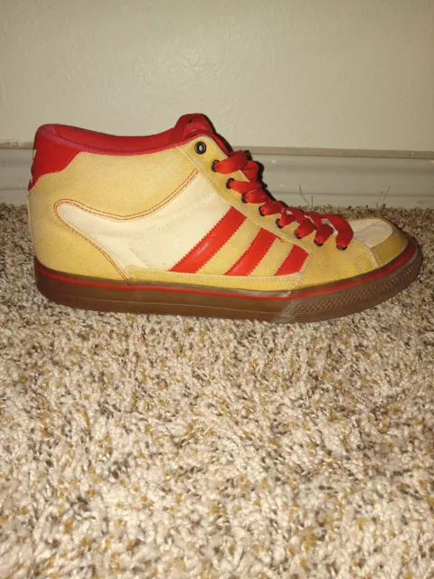 MENS SHOES Superskate Red Bottom Tan Mid Sneakers Shoes Size 10.5 $45.00 - PicClick