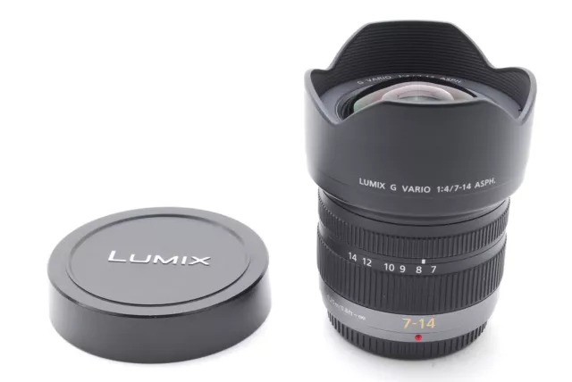 【MINT】Panasonic LUMIX G Vario 7-14mm f/4 ASPH Lens From JAPAN