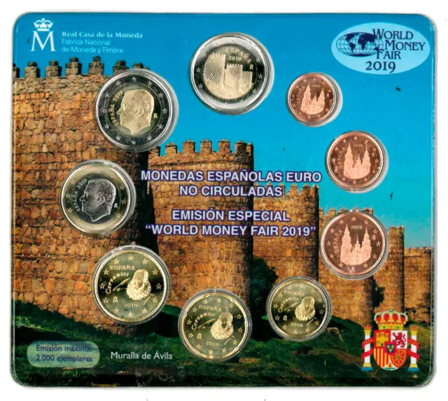 5,88 Euro Sonder KMS World Money Fair Berlin WMF 2019 inkl. Sondermünze Avila